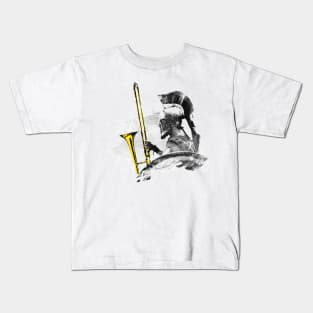 Trombone Warrior Kids T-Shirt